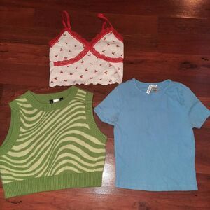 Lot of 3 Y2K Baby Doll Crop Tops